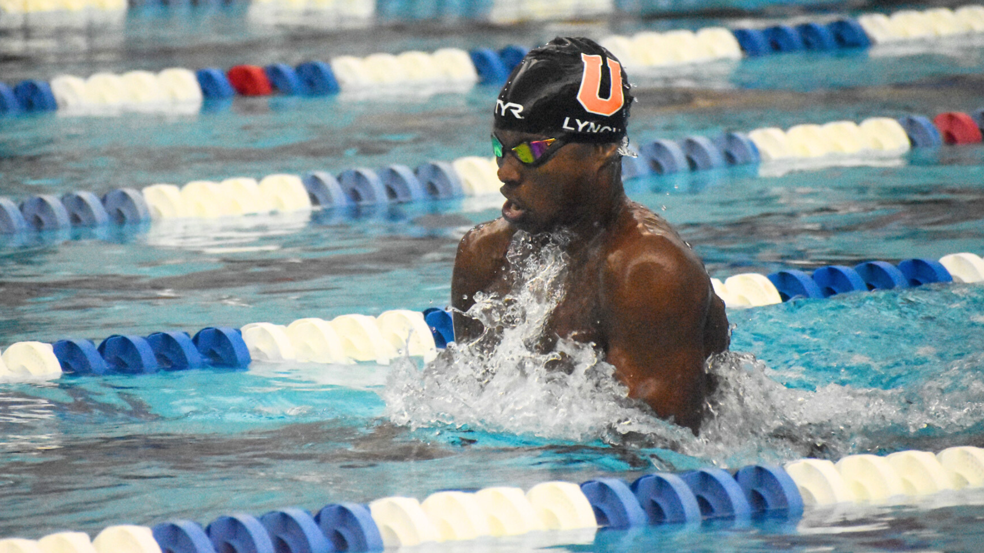 Union men's swimming claims 14 first-place finishes in victory over Midway