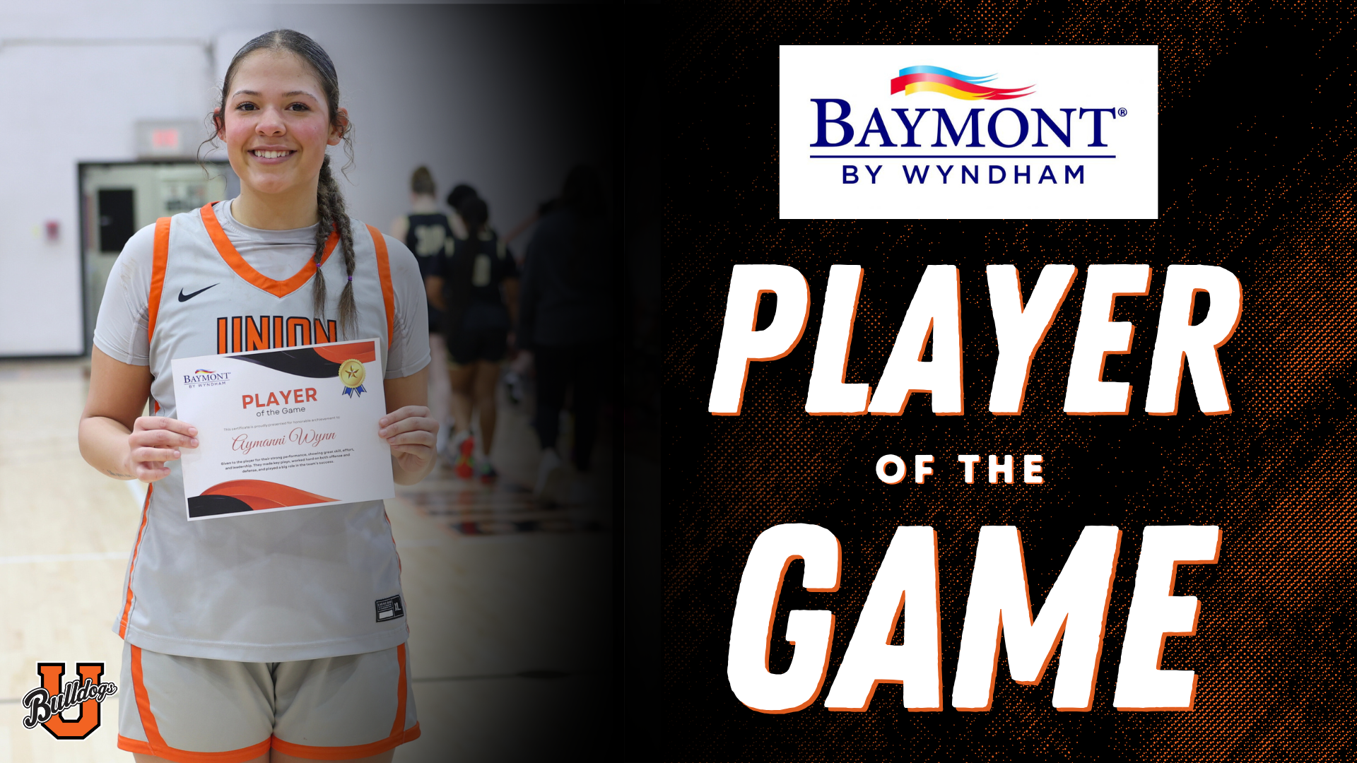 Baymont Inn Player of the Game: Aymanni Wynn