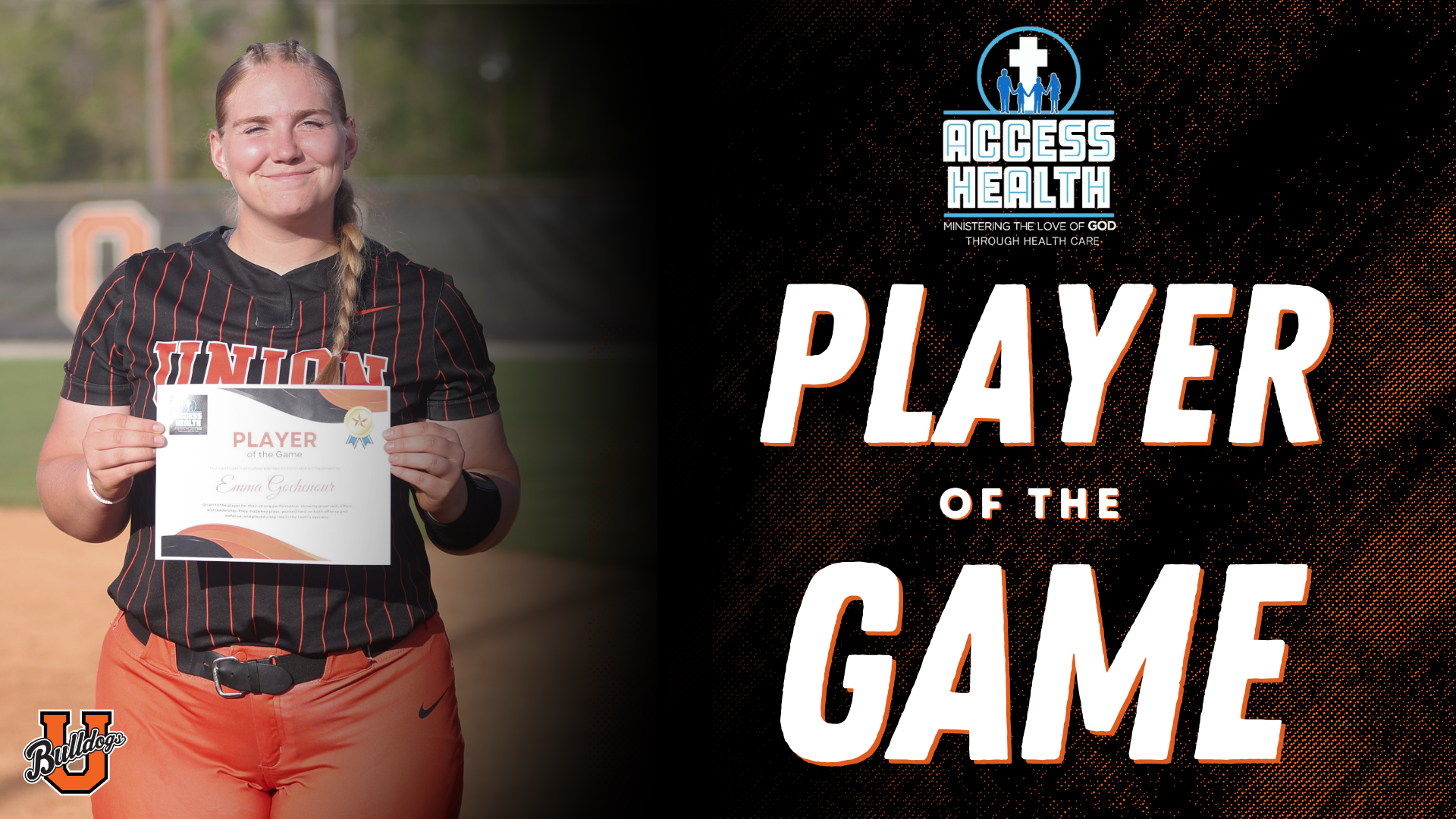 Access Health Player of the Game: Emma Gochenour