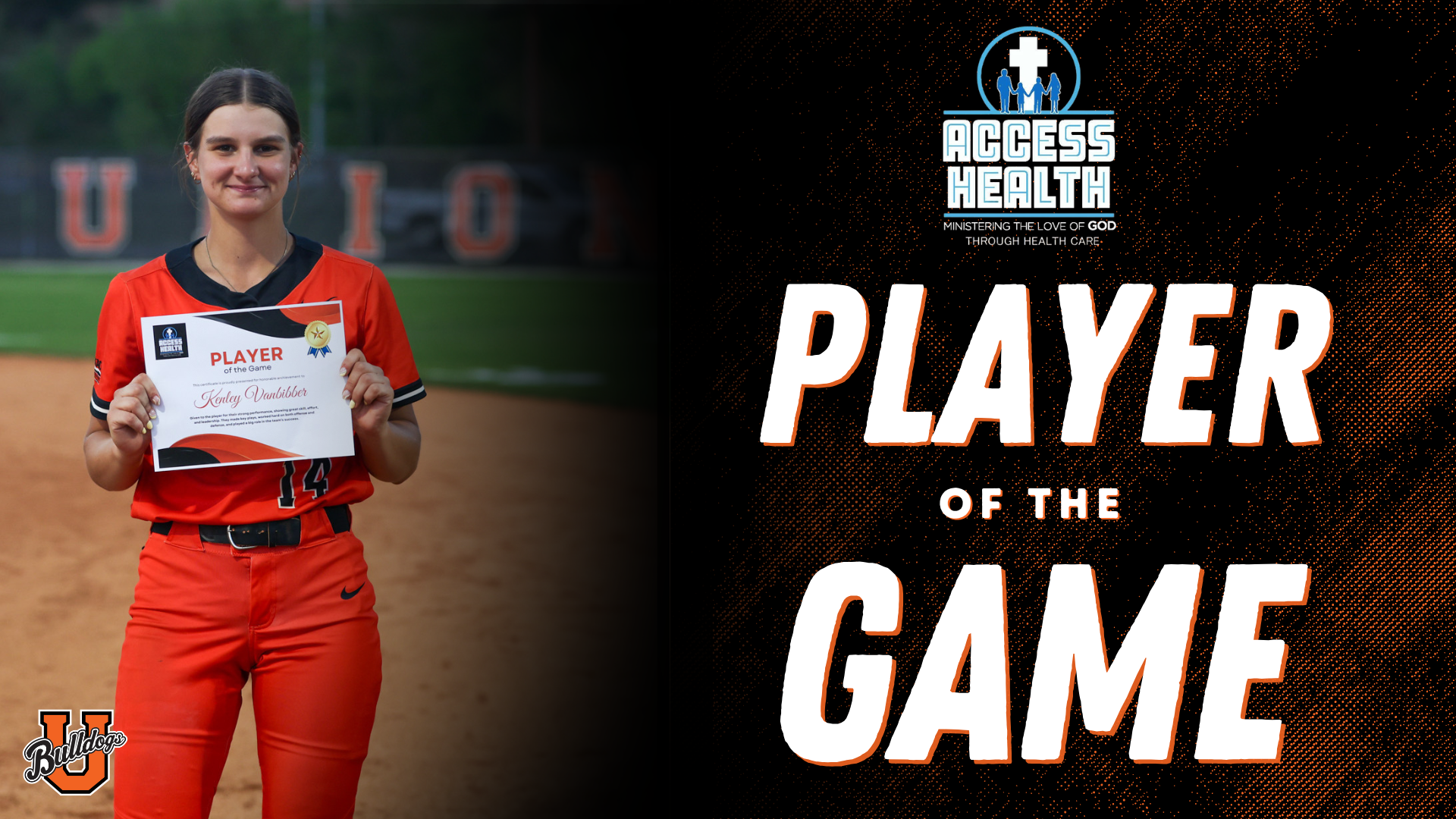 Access Health Player of the Game: Kenley Vanbibber
