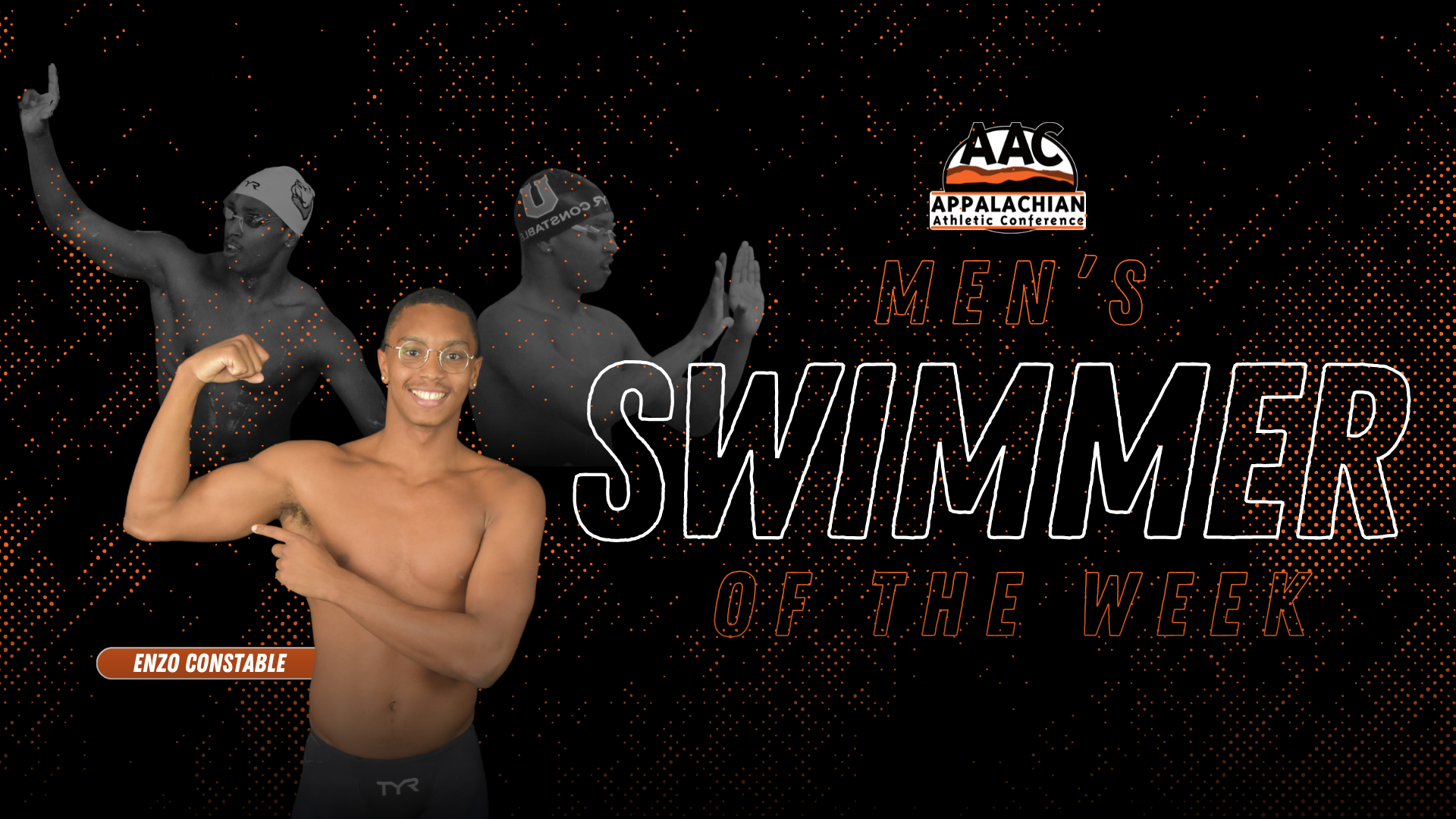 Union&rsquo;s Enzo Constable has been named AAC Men&rsquo;s Swimmer of the Week for the third time this season
