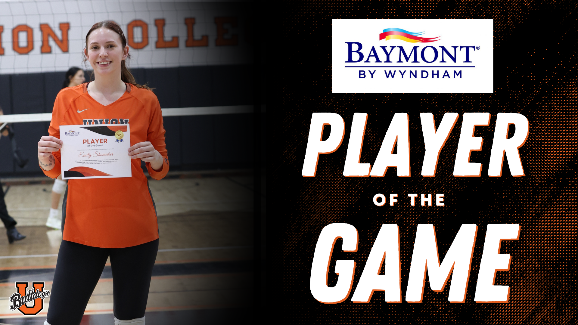 Baymont Inn Player of the Game: Emily Shumaker